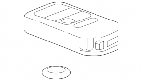 Smart Key for Honda Civic XI FE/FL 22-26 4 Buttons