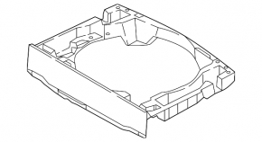 Tool-less trunk tray Mitsubishi Eclipse Cross 18-19