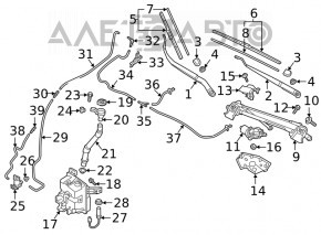 Washer motor Mitsubishi Eclipse Cross 18-24