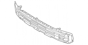 Kia Sportage 23-25 front bumper lower grille structure without radar