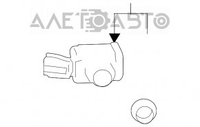 Rear parking sensors for Toyota Rav4 19-24