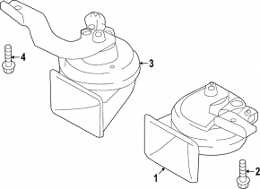 Hyundai Ioniq 5 22-24 low left signal with bracket