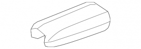 Mercedes W164 ML armrest, beige, with wiring