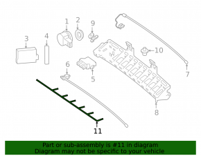 Wiring for rear bumper Mercedes W213 E 17-20 for parking sensors and foot boot opening sensor