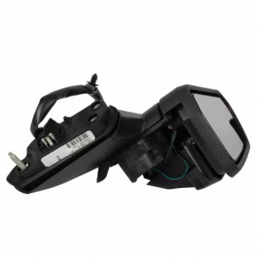Left side mirror assembly for Ford Mustang mk6 15-23, 7 pins, folding, turn signal, heated, red