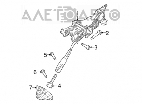 Ford Transit Connect MK2 13-18 Steering Column