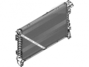 Radiator cooling water Ford Flex 09-12 dented
