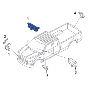 Ford Escape MK4 Lane Keeping Camera 23-