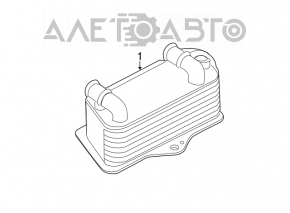 Automatic transmission oil cooler VW CC 08-17