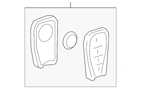 Key Chevrolet Bolt EV 22-23 5 buttons
