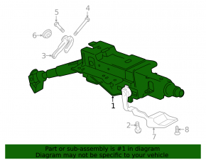 Steering column VW CC 08-17
