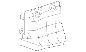 Arch protection side left Toyota Camry v70 18-24