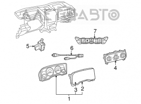 Jeep Patriot 11-14 Instrument Cluster
