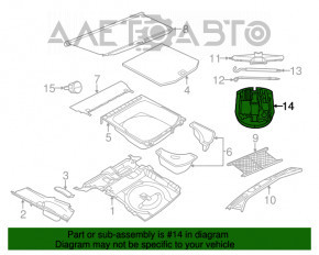 Tool kit set Jeep Grand Cherokee WK2 11-21