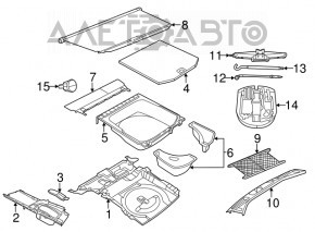 Tool kit set Jeep Grand Cherokee WK2 11-21