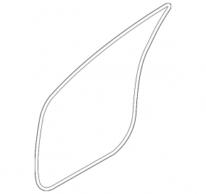 Door seal front left Hyundai Santa FE 19-23
