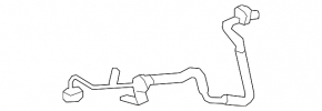 Lexus LS460 07-17 long air conditioner compressor-heater hose