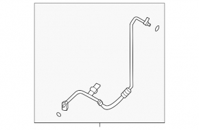 Nissan Rogue 21-21 U.S.-built air conditioner heater-condenser hose