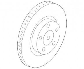 Front left brake disc Mazda 3 19- AWD Mexico built