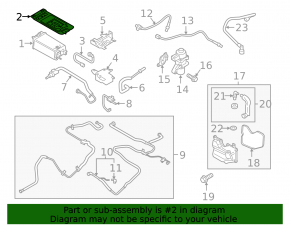 Fuel canister bracket Ford Fusion mk5 17-20 hybrid, plug-in