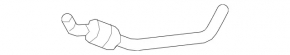 Catalytic converter left Mercedes X164 GL ML 450 500 550