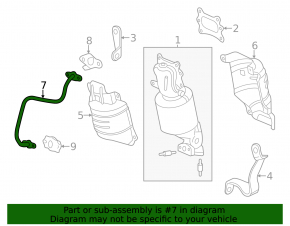 EGR pipe Acura MDX 14-20