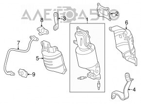 EGR pipe Acura MDX 14-20