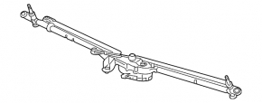 Chevrolet Volt 16-Windshield Wiper Trapezoid with Motor