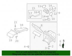Air Filter Housing Bracket Kia Sorento 16-20