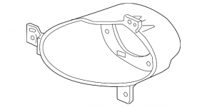 Bracket fog light right Honda HR-V 16-18