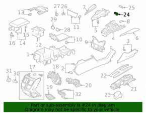 Honda Clarity 18-21 usa driving mode switch