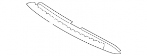 Front bumper trim BMW X3 F25 11-14 prerest grey