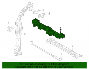 Upper TV bar for Lexus NX 22-25