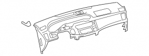 Front dashboard without airbag for Toyota Avalon 2010-2010, gray