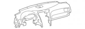 Torpedo front panel with AIRBAG Lexus GS300 GS350 GS430 GS450h 06-07 brown