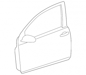 Front right door bare VW Golf 10-14