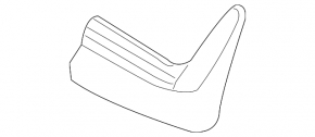 Front left mudguard for Nissan Murano z50 03-07