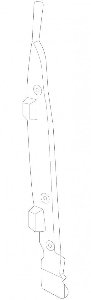 Wing seal door-wing left Nissan Rogue 21-23 JP built