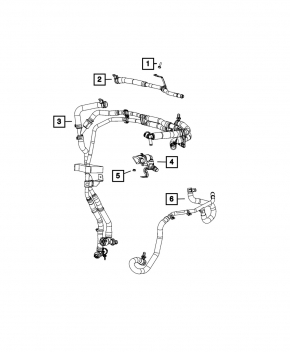 Jeep Grand Cherokee WL 22-25 PHEV Coolant System Hose