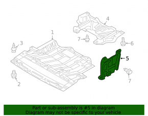 Side right engine protection Nissan 350Z 03-08