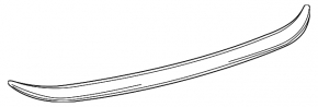 Lexus ES300h trunk lid spoiler 13-18 red, broken clips