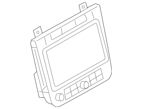 Monitor, display, navigation VW Touareg 11-15 scratch