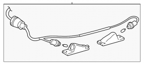 Lexus RX300 98-03 tailgate number plate light assembly