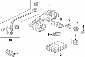 USB Hub Honda CRV 23-