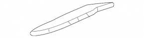 Hood trim right Buick Encore 13-16 chrome
