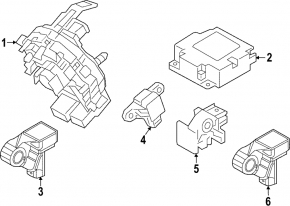 SRS airbag module (airbag computer) for the Hyundai Ioniq 5 22-24