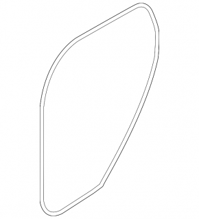 Door Seal Rear Left Lincoln MKC 15-