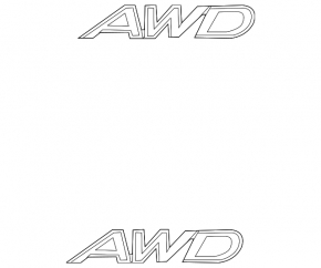 Mazda CX-5 22-25 Type 2 AWD Tailgate Emblem