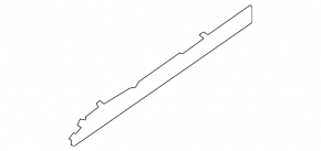 Front panel trim right VW Jetta 19- gray, broken fastening