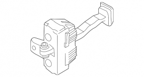 Front left door stop BMW X3 E83 03-10